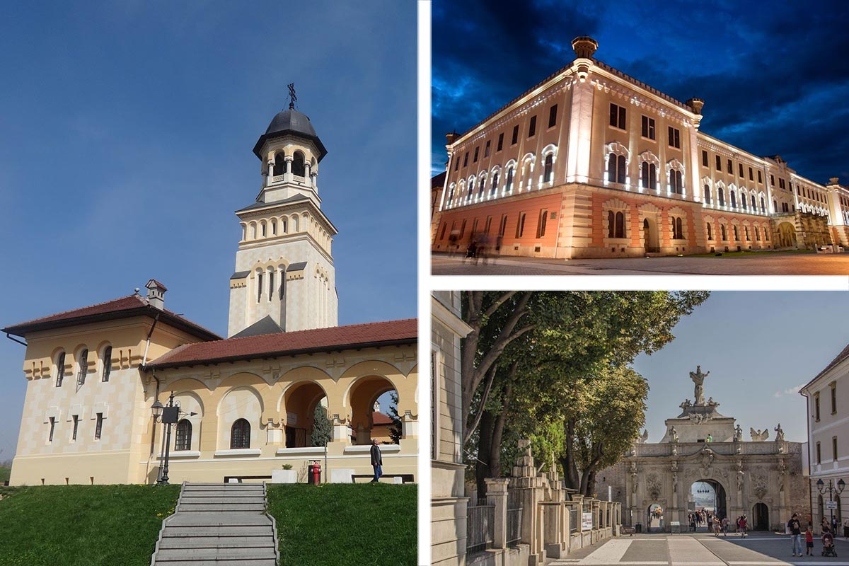 Alba Iulia, cunoscută și sub numele de Karlsburg sau Weissenburg 